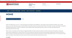 Desktop Screenshot of matrixhrindia.com