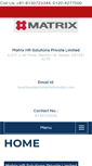 Mobile Screenshot of matrixhrindia.com
